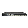 StarTech.com 8-Port Rackmount KVM Console for Server Rack - 19 in. - 1U - KVM console - 19"