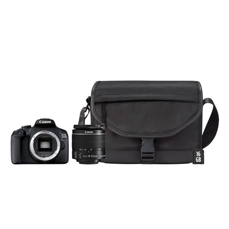 Canon EOS 2000D 18-55mm IS II + SB130 Bag + 16GB SD Card