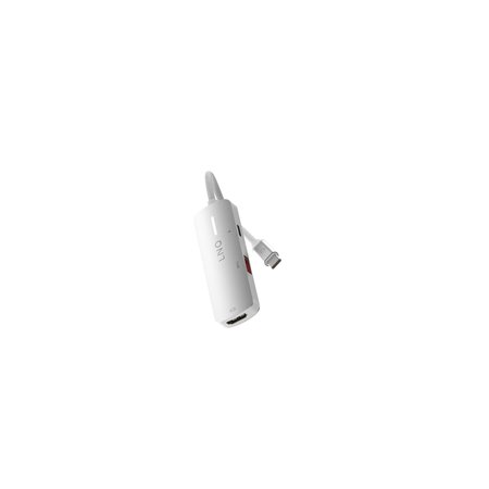 LINQ 3in1 140W USB-C Multiport Hub | Space Grey-White
