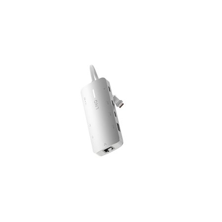 LINQ 8in1 PRO 140W USB-C Multiport Hub | Space Grey-White