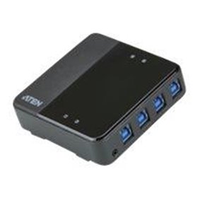 ATEN USB 4-port USB 3.0 Peripheral Sharing Device USB-Hubs - 4 - Grau
