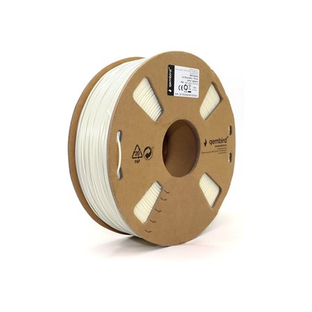 Gembird ASA filament - White - 1.75mm ø - 1 kg