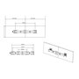 Multibrackets M VESA Gas Lift Arm w. Duo Crossbar 2 Black