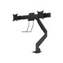Multibrackets M VESA Gas Lift Arm w. Duo Crossbar 2 Black