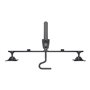 Multibrackets M VESA Gas Lift Arm w. Duo Crossbar 2 Black