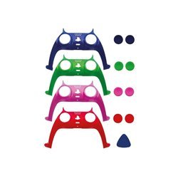 iMP TECH Controller Styling Kits - Faceplate and Thumb Grips x 4(White box) - Sony PlayStation 5