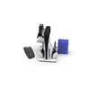 iMP TECH DLX Stand - Charges Controllers(inc. Edge) 3sp Fan w. game headset and remote store - Sony PlayStation 5