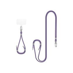 Spigen Universal Set 2 (Cross Body Strap 1P + Wrist Strap 1P + ConTag2 1P) - Deep Purple