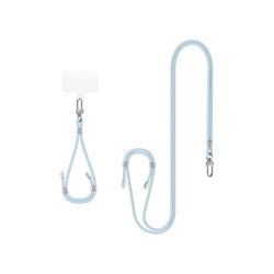 Spigen Universal Set 2 (Cross Body Strap 1P + Wrist Strap 1P + ConTag2 1P) - Mute Blue