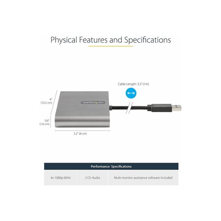 StarTech.com USB32HD4
