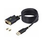 StarTech.com 6.6ft/2m USB to Null Modem Serial Adapter Cable FTDI RS232 - USB / serial cable - USB to DB-9 - 2 m