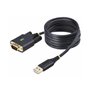 StarTech.com 6.6ft/2m USB to Null Modem Serial Adapter Cable FTDI RS232 - USB / serial cable - USB to DB-9 - 2 m