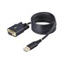 StarTech.com 6.6ft/2m USB to Null Modem Serial Adapter Cable FTDI RS232 - USB / serial cable - USB to DB-9 - 2 m