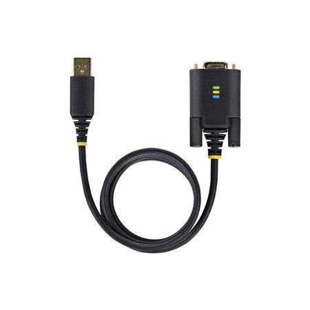 StarTech.com 6.6ft (2m) USB to Serial Adapter Cable COM Retention RS232 - USB / serial cable - USB to DB-9 - 2 m