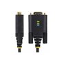 StarTech.com 6.6ft (2m) USB to Serial Adapter Cable COM Retention RS232 - USB / serial cable - USB to DB-9 - 2 m