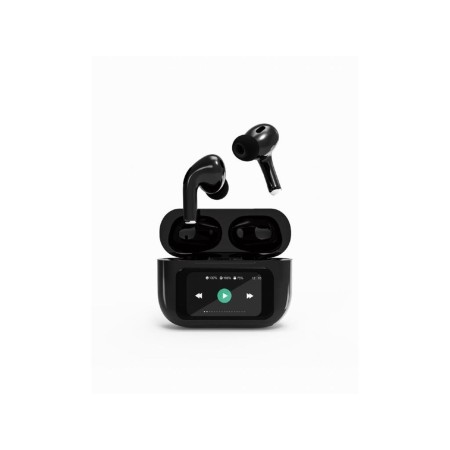 Gembird BT TWS in-ears with LCD display and ANC - Schwarz