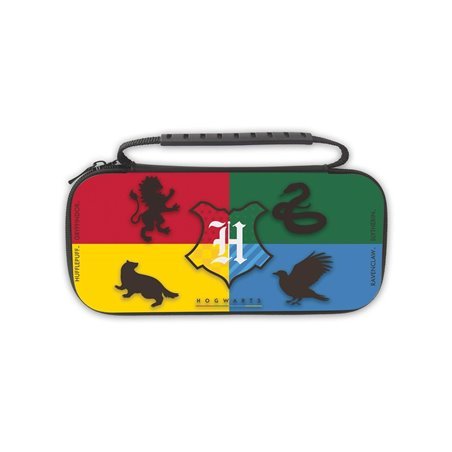 Trade Invaders Harry Potter - XL Bag for Switch and Switch Oled - Multicolor - 4 Houses - Miscellaneous Bag - Nintendo Switch