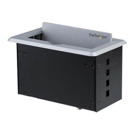 StarTech.com Conference Table Connectivity Box For A/V - HDMI / VGA / DisplayPort Inputs - HDMI Output - 4K - mounting plate