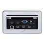StarTech.com Conference Table Connectivity Box For A/V - HDMI / VGA / DisplayPort Inputs - HDMI Output - 4K - mounting plate