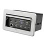 StarTech.com Conference Table Connectivity Box For A/V - HDMI / VGA / DisplayPort Inputs - HDMI Output - 4K - mounting plate