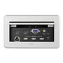 StarTech.com Conference Table Connectivity Box For A/V - HDMI / VGA / DisplayPort Inputs - HDMI Output - 4K - mounting plate