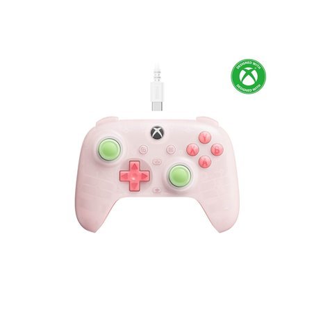 8BitDo Ultimate Mini Wired Xbox Pad Clear Pink - Wired Controller - Microsoft Xbox Series S