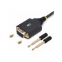StarTech.com 1ft/30cm USB to Null Modem Serial Adapter Cable FTDI RS232 - USB / serial cable - USB to DB-9 - 30 cm