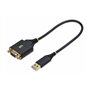 StarTech.com 1ft/30cm USB to Null Modem Serial Adapter Cable FTDI RS232 - USB / serial cable - USB to DB-9 - 30 cm