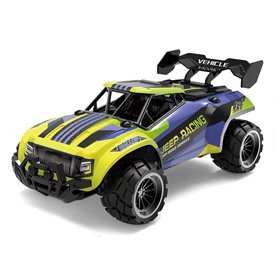 TEC-TOY Speed Racing Dirt Stars - Jeep Racing - R/C 1:20 2.4G 3.7V Li-ion - Blue/yellow