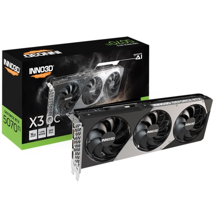 Inno3D GeForce RTX 5070 Ti X3 OC - 16GB GDDR7 RAM - Grafikkarte