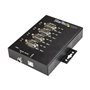 StarTech.com 4-Port Industrial USB to RS-232/422/485 Serial Adapter - 15 kV ESD Protection - serial adapter