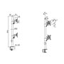 Multibrackets M VESA Deskmount Officeline Dual Vertical Black