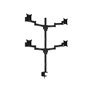 Multibrackets M VESA Deskmount Officeline Quad Black