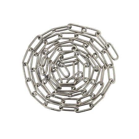Homeit HOME It® langleddet kæde 4 mm x 2 meter rustfrit s