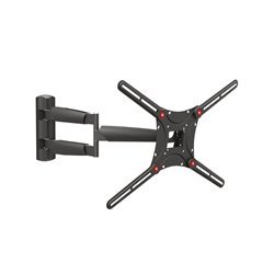 Barkan BM443LP mounting kit - full-motion - for TV - long - black 50 kg 13"-83" 100 x 100 mm