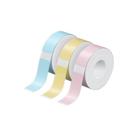 Nelko thermal label for P21 label printer (blue/yellow/pink 12*40 mm)