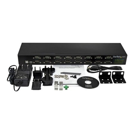 StarTech.com 16 Port USB to Serial Adapter Hub - USB to RS232 Daisy Chain - serial adapter