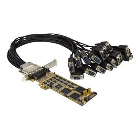 StarTech.com 16 Port PCI Express Serial Card - High-Speed PCIe Serial Card - expansion module