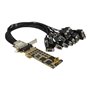 StarTech.com 16 Port PCI Express Serial Card - High-Speed PCIe Serial Card - expansion module
