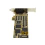 StarTech.com 16 Port PCI Express Serial Card - High-Speed PCIe Serial Card - expansion module