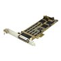 StarTech.com 16 Port PCI Express Serial Card - High-Speed PCIe Serial Card - expansion module