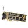 StarTech.com 16 Port PCI Express Serial Card - High-Speed PCIe Serial Card - expansion module