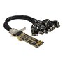 StarTech.com 16 Port PCI Express Serial Card - High-Speed PCIe Serial Card - expansion module
