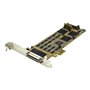 StarTech.com 16 Port PCI Express Serial Card - High-Speed PCIe Serial Card - expansion module