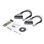 StarTech.com 16 Port PCI Express Serial Card - High-Speed PCIe Serial Card - expansion module