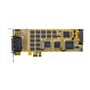 StarTech.com 16 Port PCI Express Serial Card - High-Speed PCIe Serial Card - expansion module
