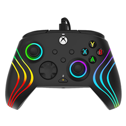 PDP Afterglow Wave - Black - Wired Controller - Microsoft Xbox Series X