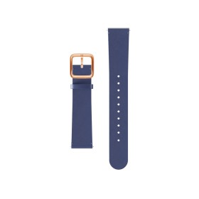 Withings Leather Wristband 18mm Navy Blue & Rose Gold