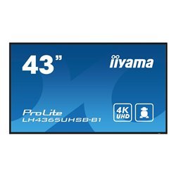 iiyama ProLite LH4365UHSB-B1 43" Class (42.5" viewable) LED-backlit LCD display - 4K - for digital signage