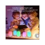 Lippa Baby night lamp with timer function touch 100 hour battery and 9 colours